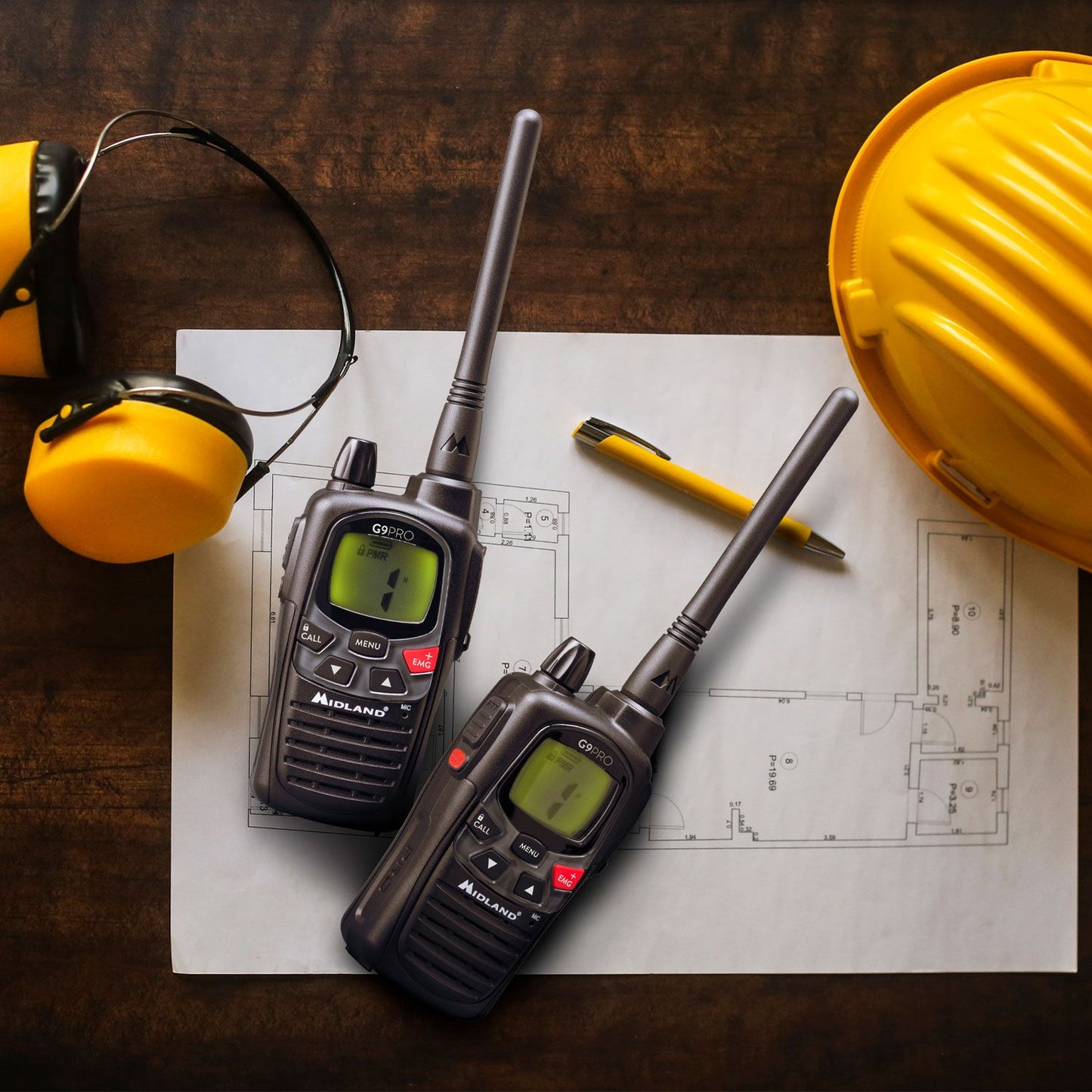 G9 Pro Work Edition Walkie Talkie (2er-Set)