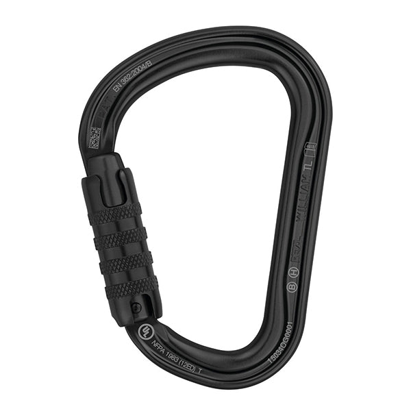 Grosser asymmetrischer Karabiner WILLIAM, Triact-Lock