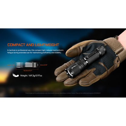 LED-Taschenlampe P16 2.0, 3'000 Lumen (inkl. Akku)