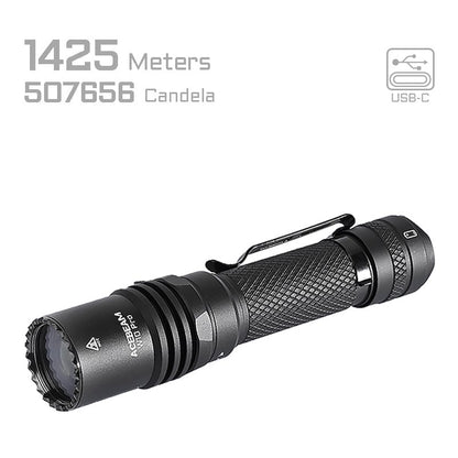LED-Taschenlampe W10 PRO, 750 Lumen (inkl. Akku)