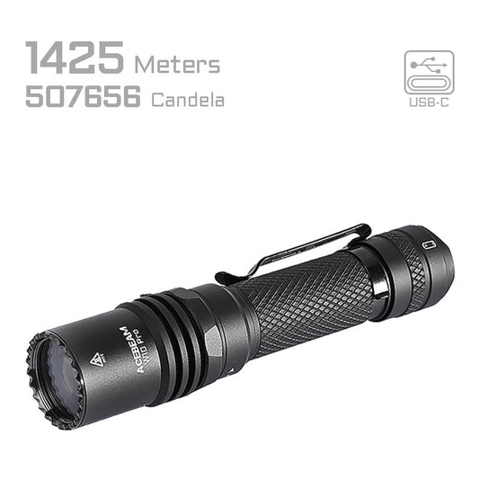 LED-Taschenlampe W10 PRO, 750 Lumen (inkl. Akku)