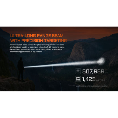 LED-Taschenlampe W10 PRO, 750 Lumen (inkl. Akku)