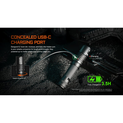 LED-Taschenlampe W10 PRO, 750 Lumen (inkl. Akku)