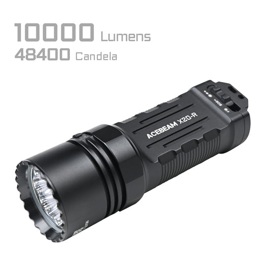 LED-Taschenlampe X20-R LUXEON, 10'000 Lumen (inkl. Akkus)