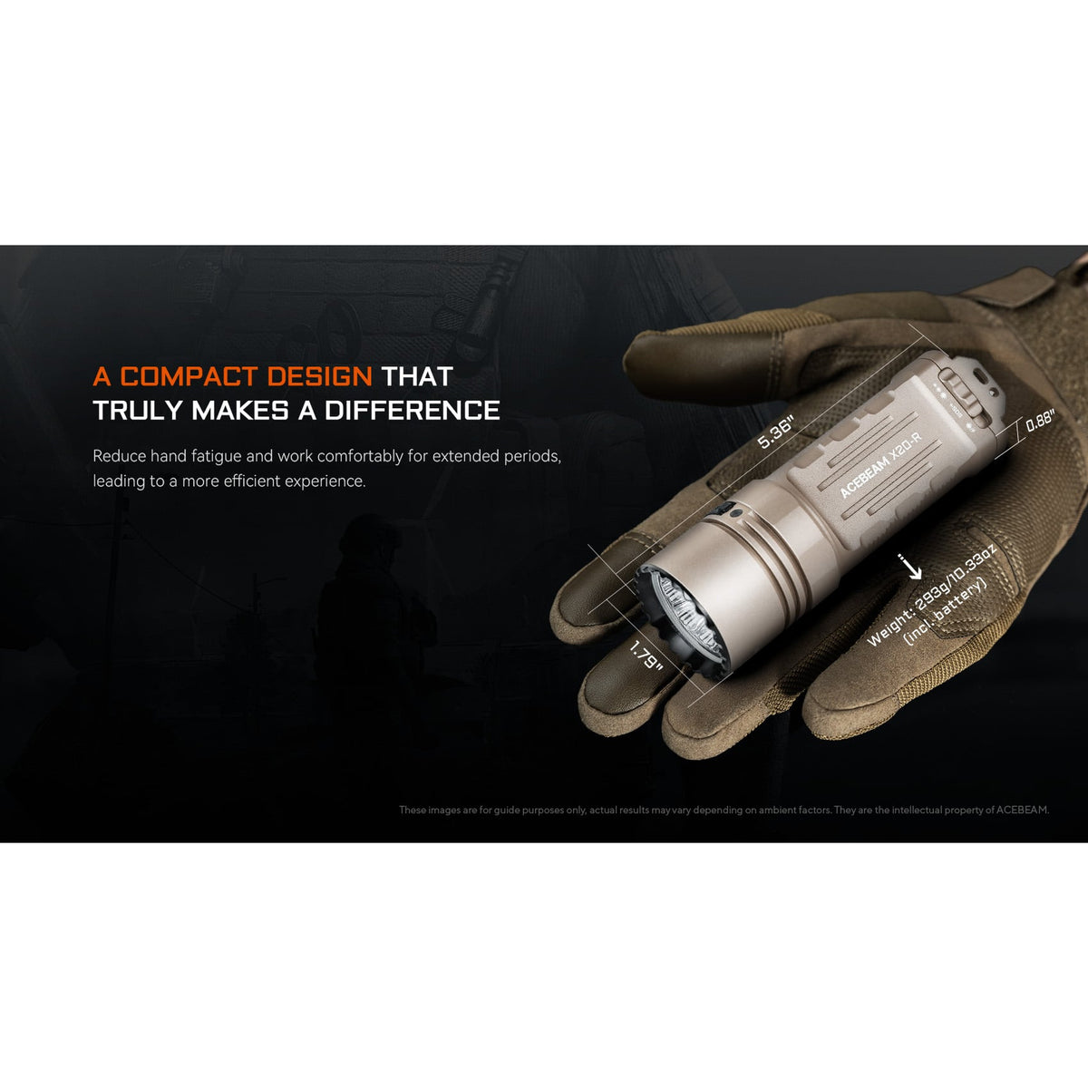 LED-Taschenlampe X20-R LUXEON, 10'000 Lumen (inkl. Akkus)