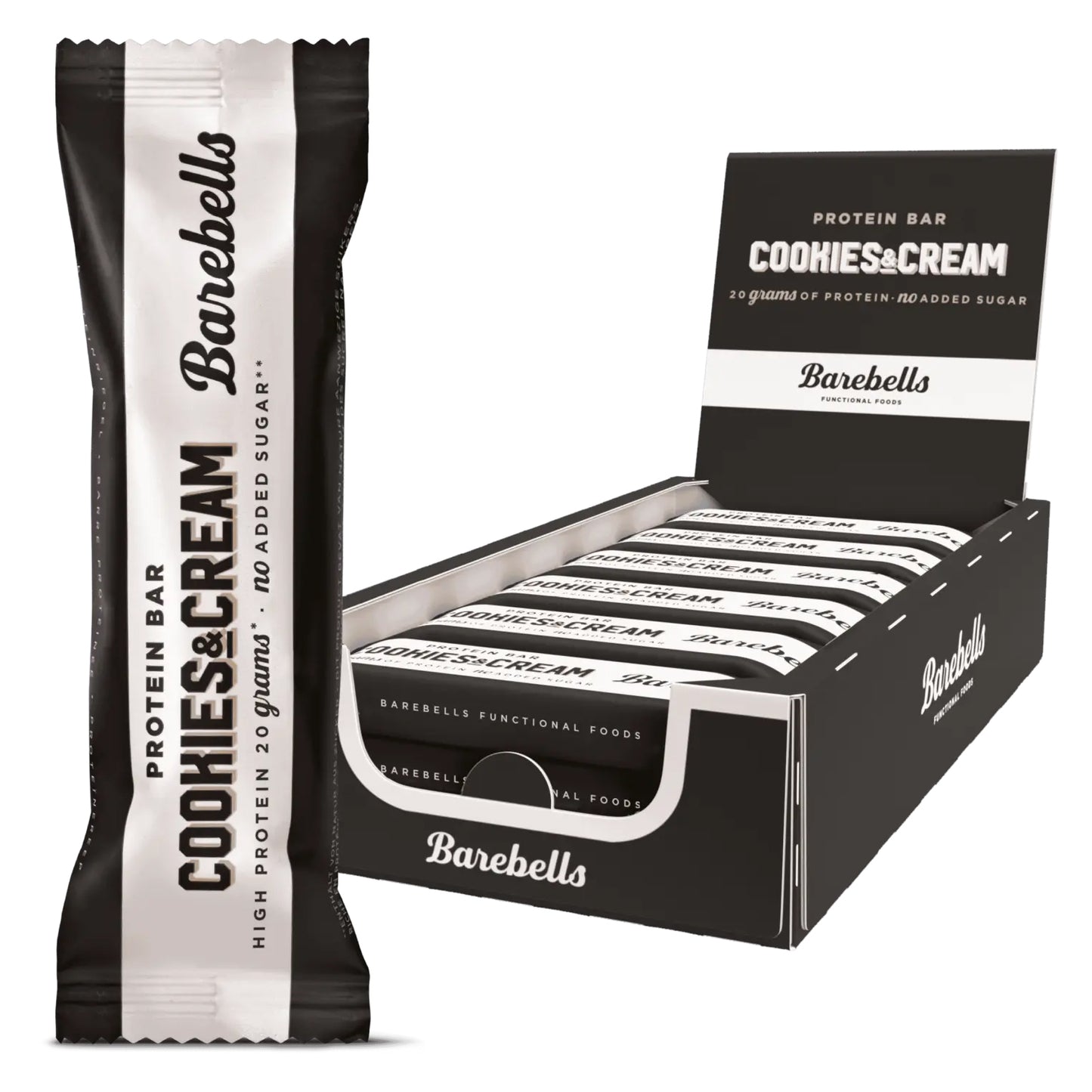 Protein Bar Cookies & Cream (12x55g)