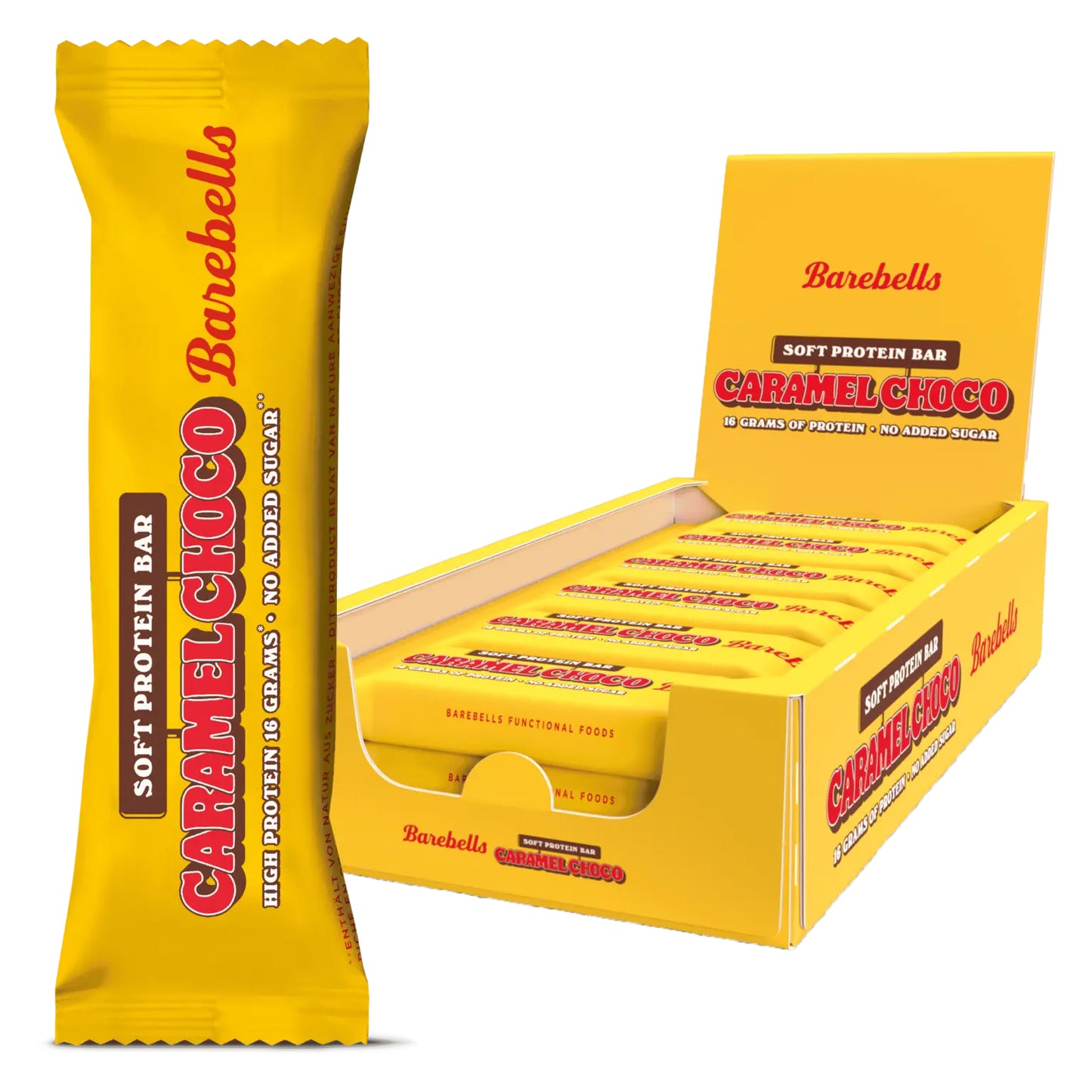 Protein Soft Bar Caramel Choco (12x55g)