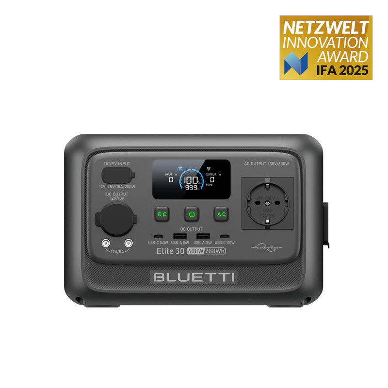 Elite 30 V2 Tragbare Powerstation, 600Wm 288Wh