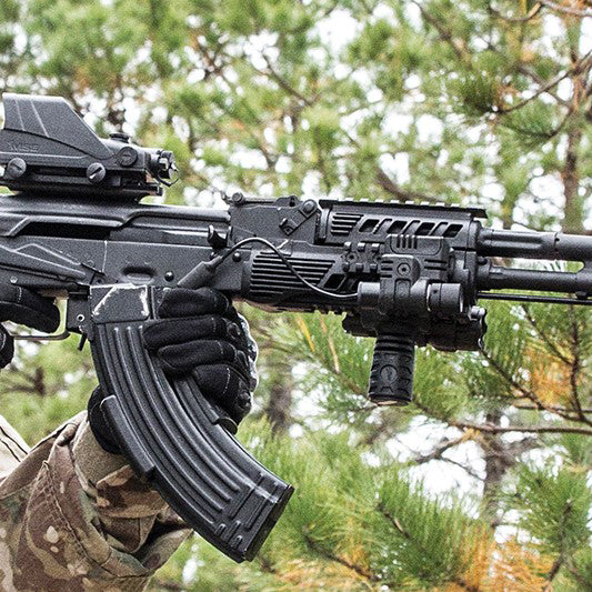 Sistema di binari paramano avanzato per piattaforme AK-47
