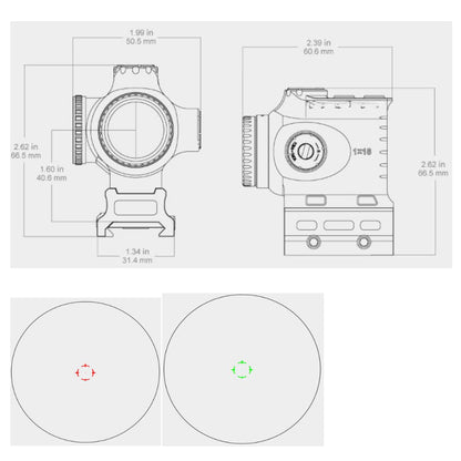 Micro Roni Red Dot Sight 1x18