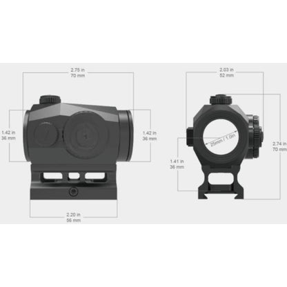 Red Dot Solar Strike 1x25