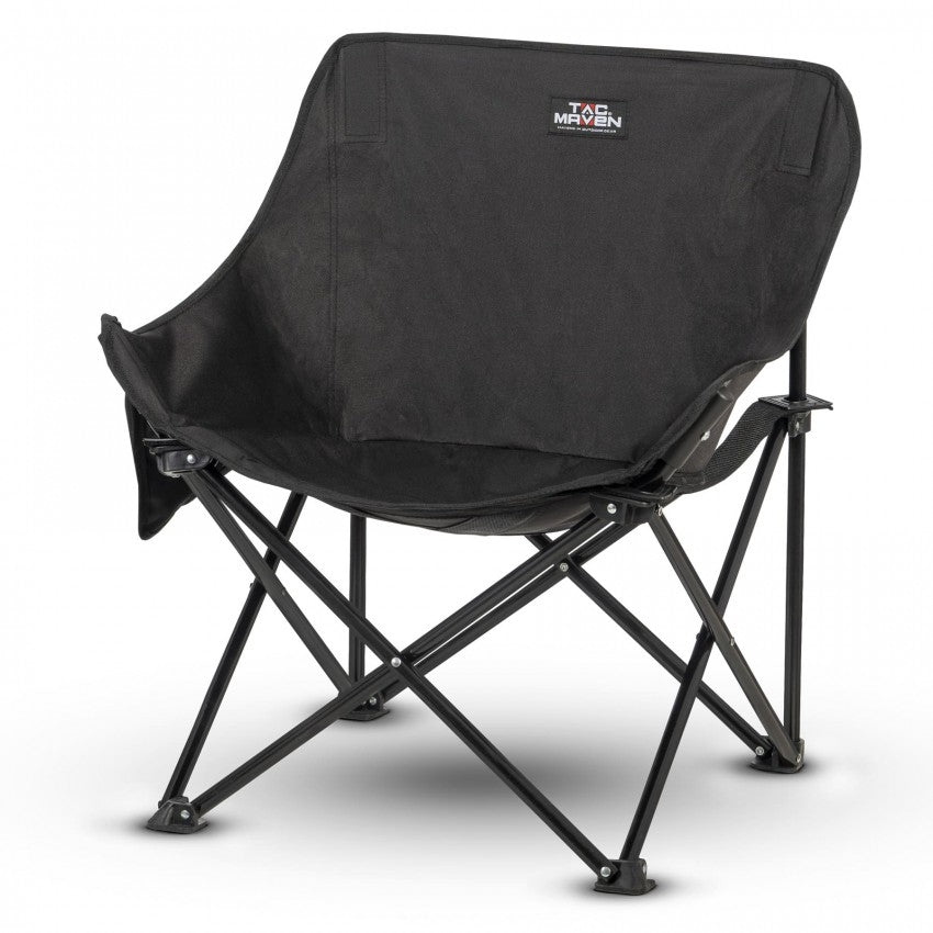 Sedia pieghevole CAMP CHAIR, nera 