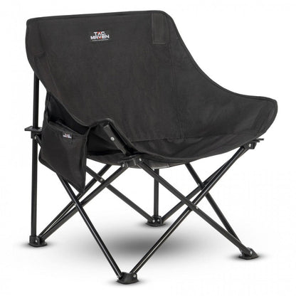 Sedia pieghevole CAMP CHAIR, nera 