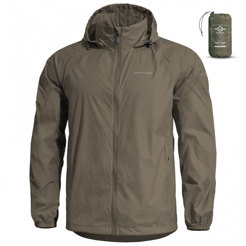 Veste de pluie Cloudburst pour homme, RAL7013