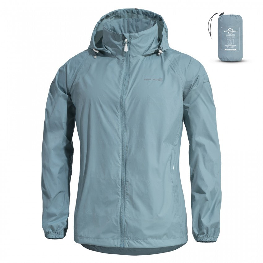 Veste de pluie Cloudburst pour femme, menthe