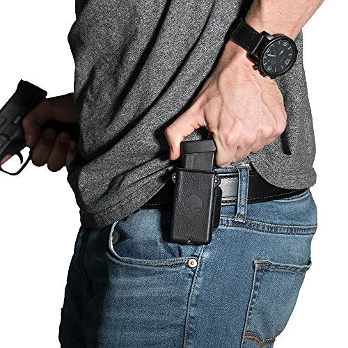 Fondina per caricatore con porta caricatore nascosto (IWB/OWB - singola e doppia pila)