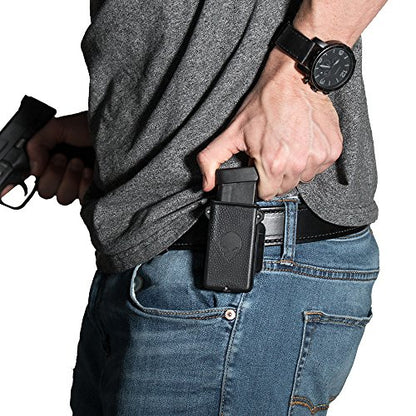 Fondina per caricatore con porta caricatore nascosto (IWB/OWB - singola e doppia pila)