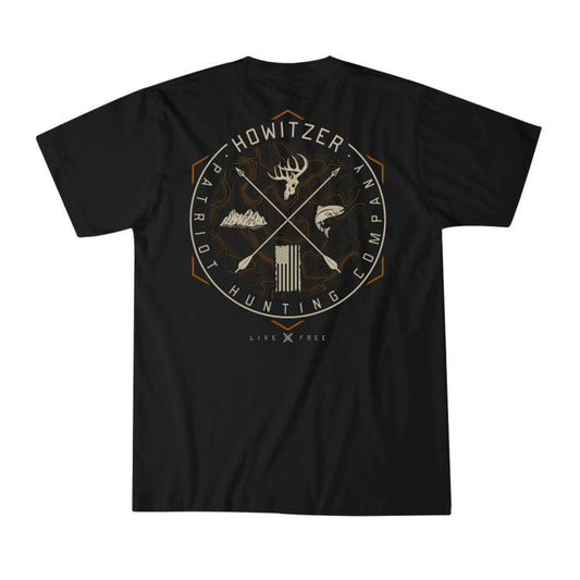 Maglietta WILDERNESS SS TEE, nera