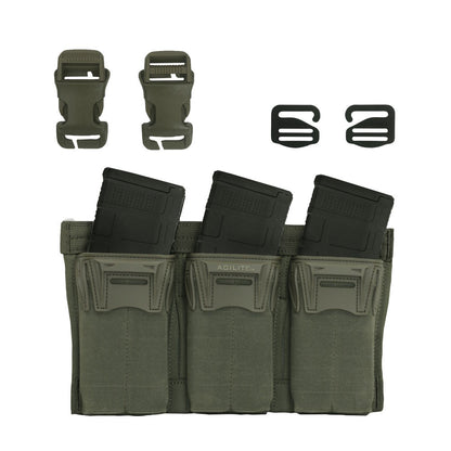 Pincer Placard Multi-Caliber Triple Mag Pouch