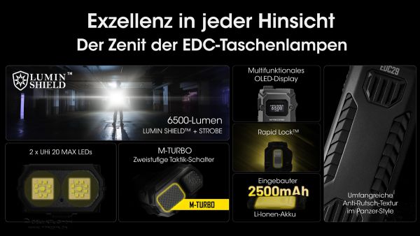EDC29 - 6500 lumens 