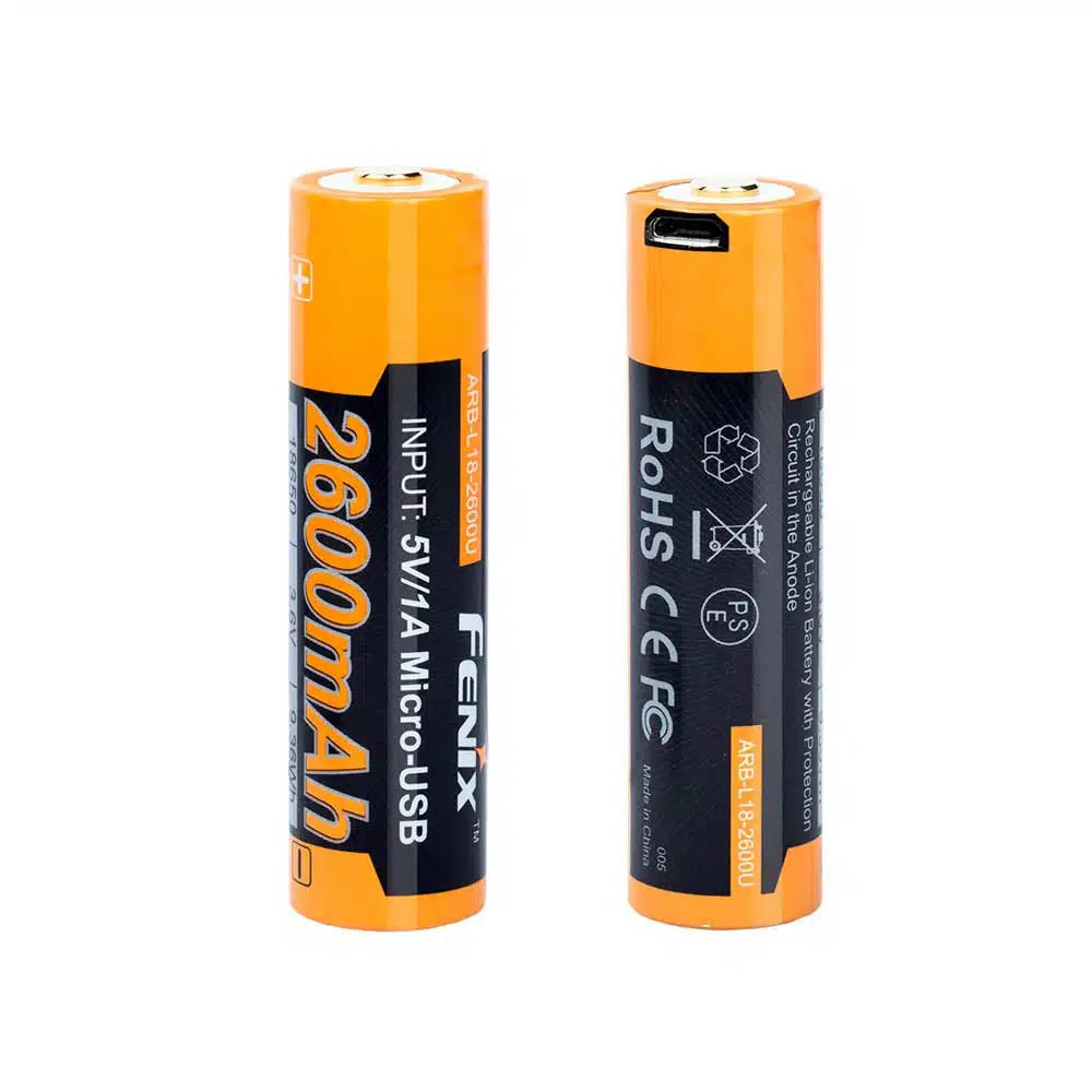 ARB-L18-2600U Akku 18650, 2600mAh, 3.6 V