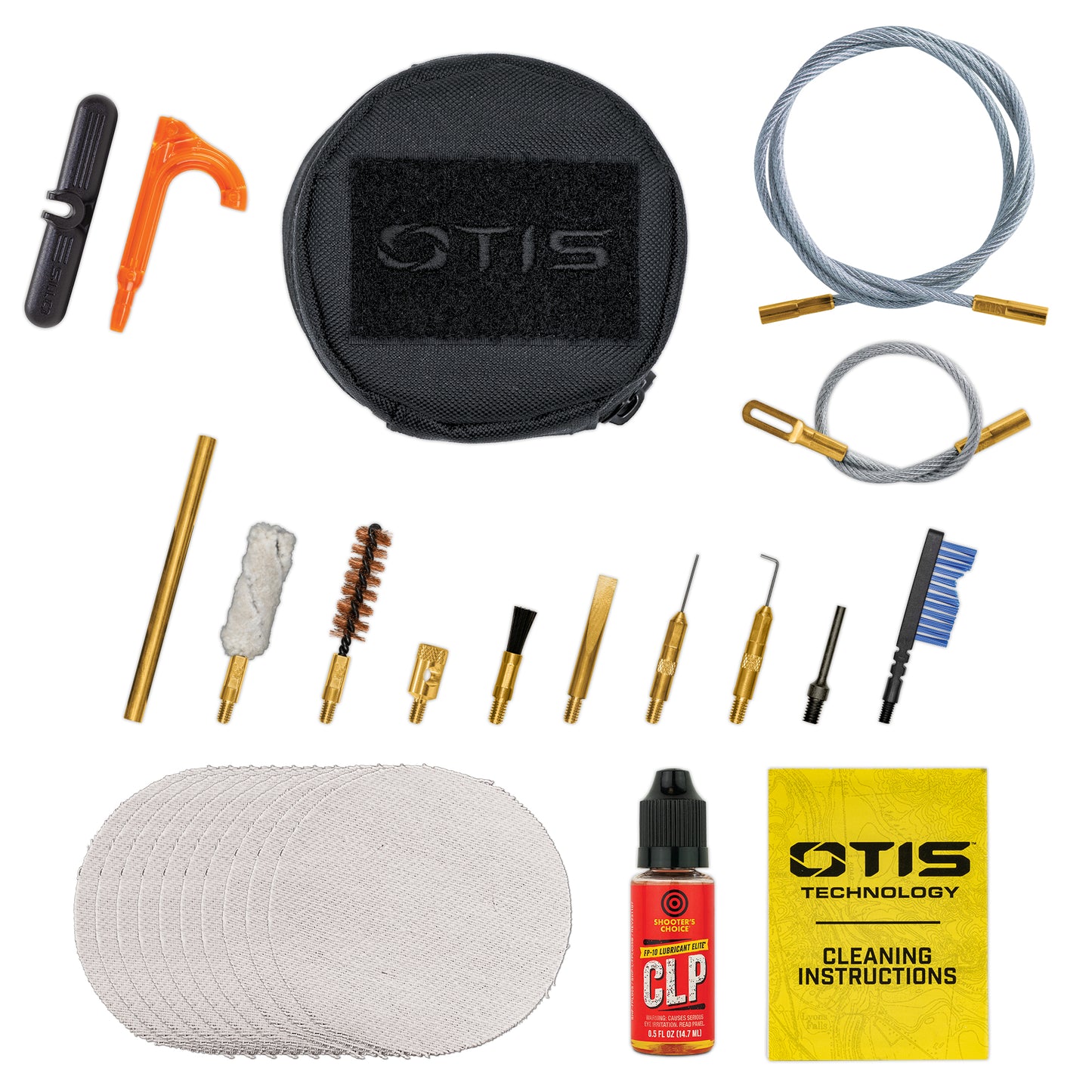 Kit de nettoyage pour pistolets et carabines de 9 mm