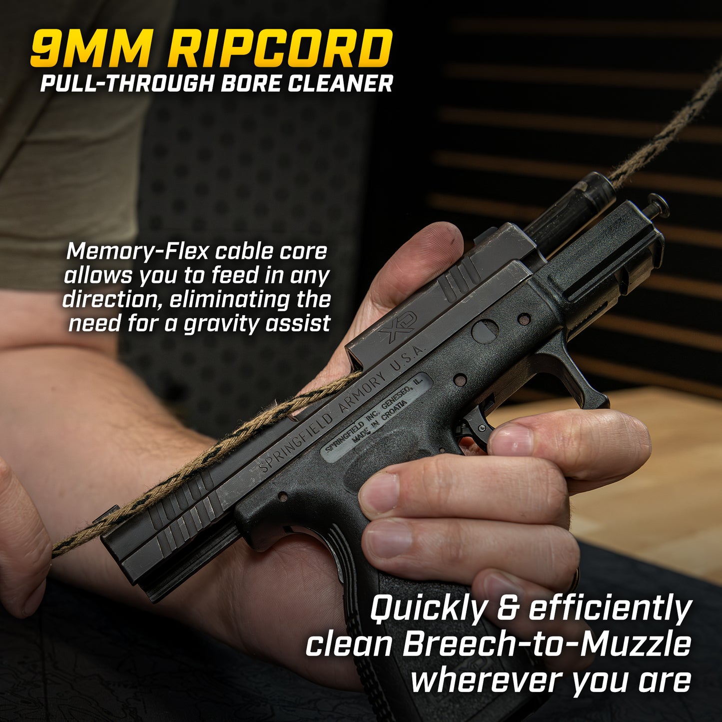 .38 cal / 9mm/ .357 cal Ripcord® Deluxe Kit