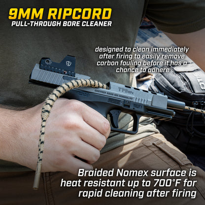 .38 cal / 9mm/ .357 cal Ripcord® Deluxe Kit