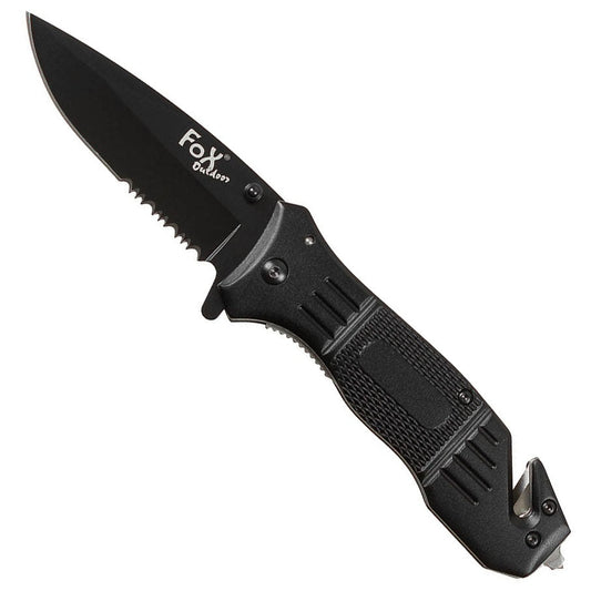 FOX OUTDOOR Rettungsmesser, black