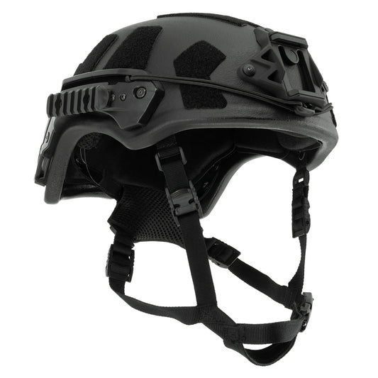 Casco protettivo balistico KRANOS-X Aramid, livello NIJ IIIA, nero