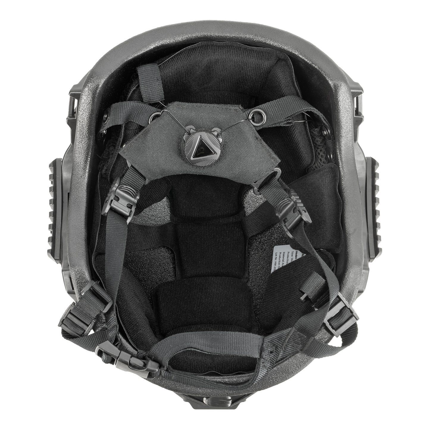 Casco protettivo balistico KRANOS-X Aramid, livello NIJ IIIA, nero