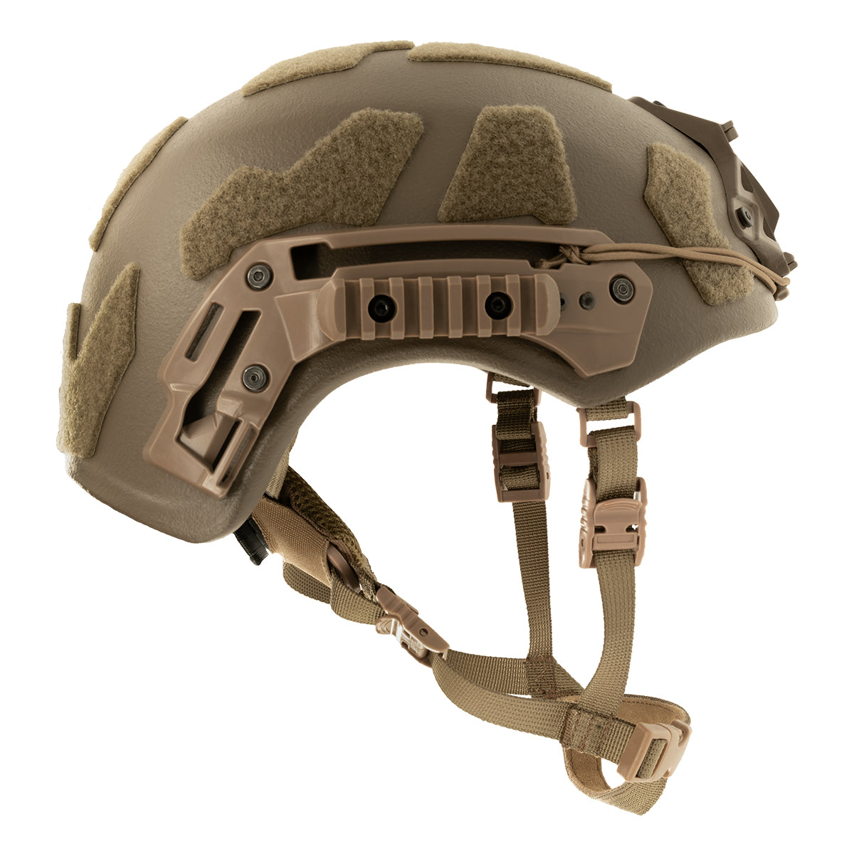 Casco protettivo balistico KRANOS-X Aramid, livello NIJ IIIA, coyote