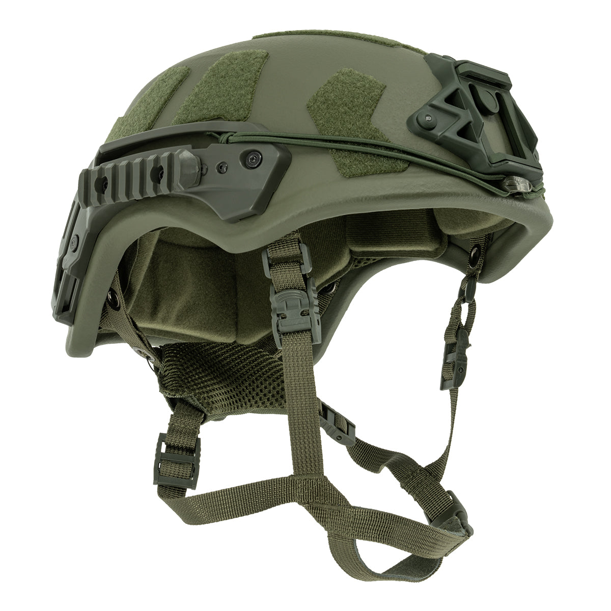 Casco protettivo balistico KRANOS-X Aramid, livello NIJ IIIA, verde ranger