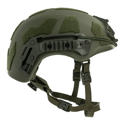 Casco protettivo balistico KRANOS-X Aramid, livello NIJ IIIA, verde ranger