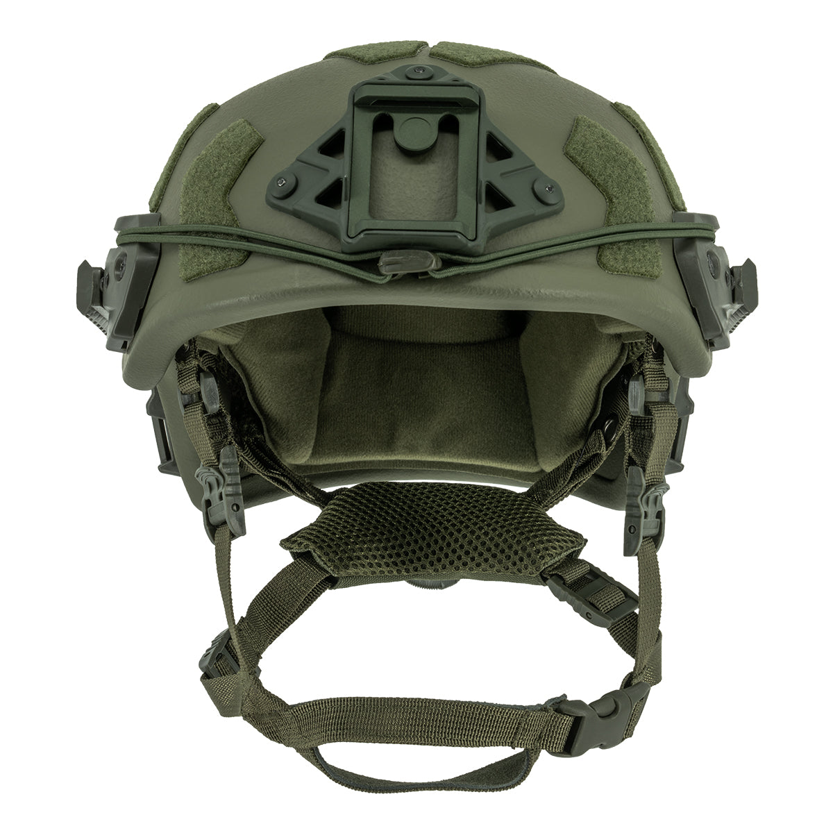 Casco protettivo balistico KRANOS-X Aramid, livello NIJ IIIA, verde ranger