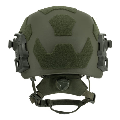 Casco protettivo balistico KRANOS-X Aramid, livello NIJ IIIA, verde ranger