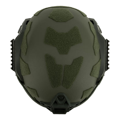 Casco protettivo balistico KRANOS-X Aramid, livello NIJ IIIA, verde ranger