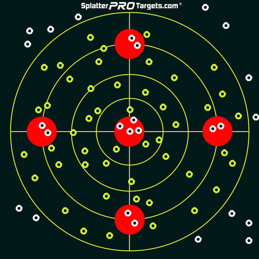 Bersagli Splatter Pro GBU 0112, 30x30cm, confezione da 10 pezzi