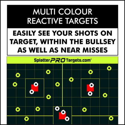 Splatter Pro Targets Zielscheiben GBU 0212, 30x30cm, 10er Packung