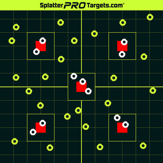 Bersagli Splatter Pro Targets GBU 0212, 30x30cm, confezione da 10