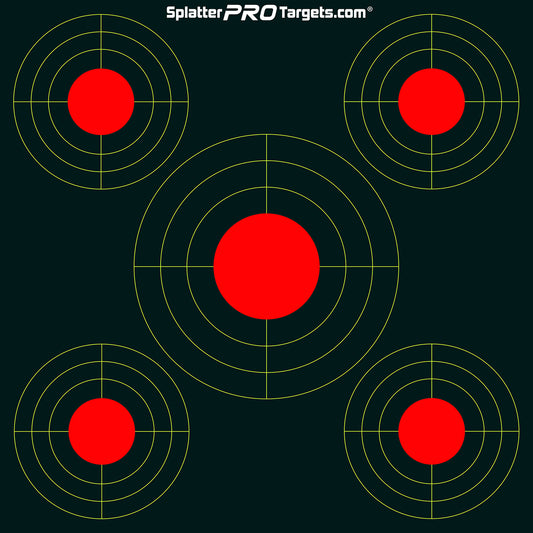Splatter Pro Targets Bersagli GBU 0312, 30x30cm, Confezione da 10