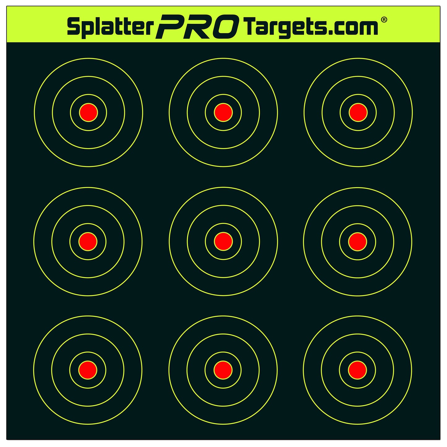 Splatter Pro Targets Zielscheiben GBU 0412, 30x30cm, 10er Packung