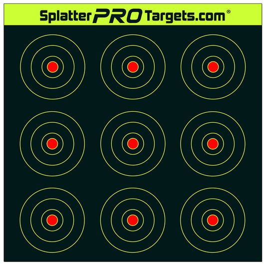Splatter Pro Targets Bersagli GBU 0412, 30x30cm, Confezione da 10