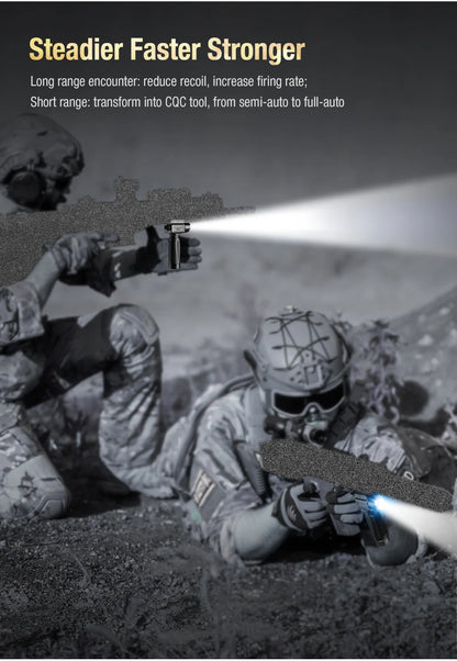 lampada tattica per armi a LED GL5, 1.200 lumen (senza batteria 18650) 