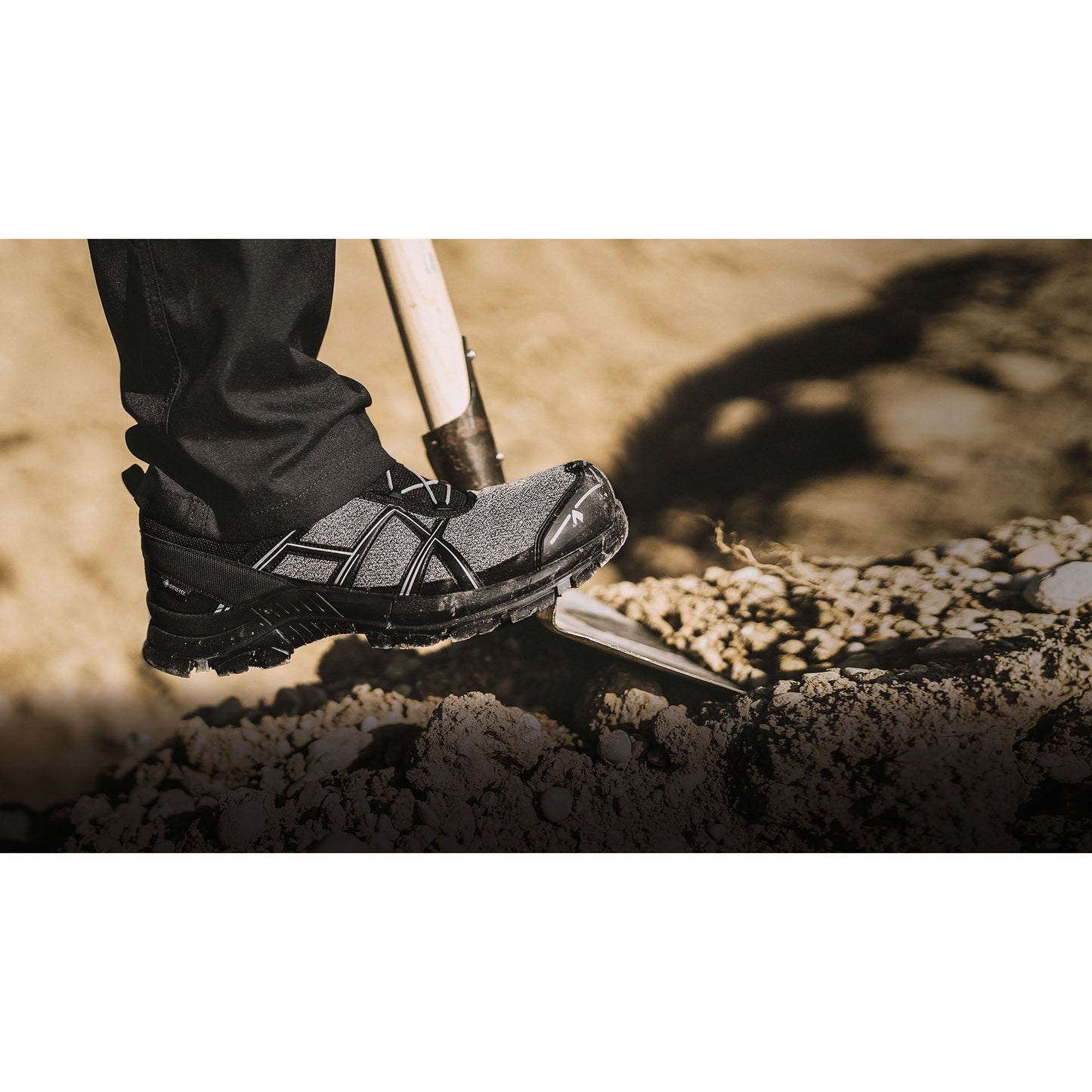 Black Eagle Safety Pro low, noir/argent, classe de sécurité S3