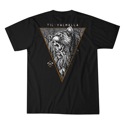 Maglietta VIKING BEAR, nera