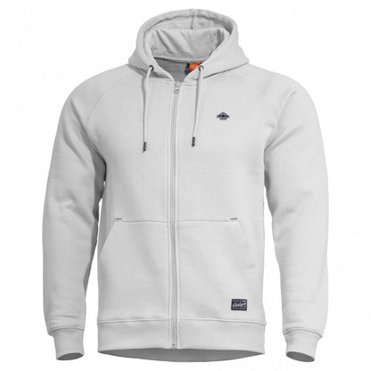 Sweat à capuche Phaeton Zip, blanc