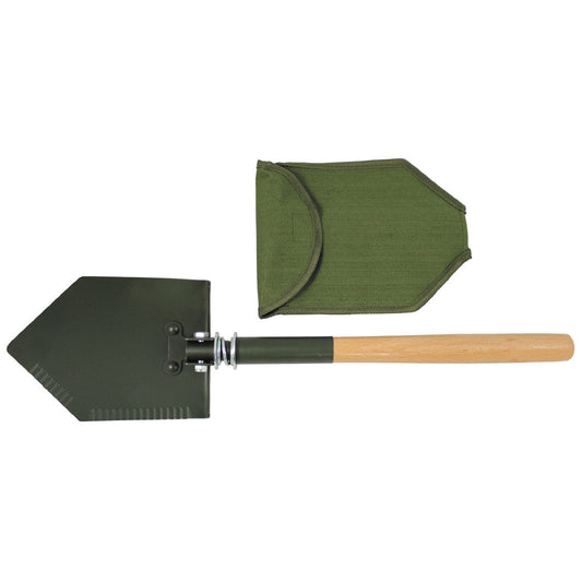 Vanga pieghevole, manico in legno, "Deluxe", 2 parti