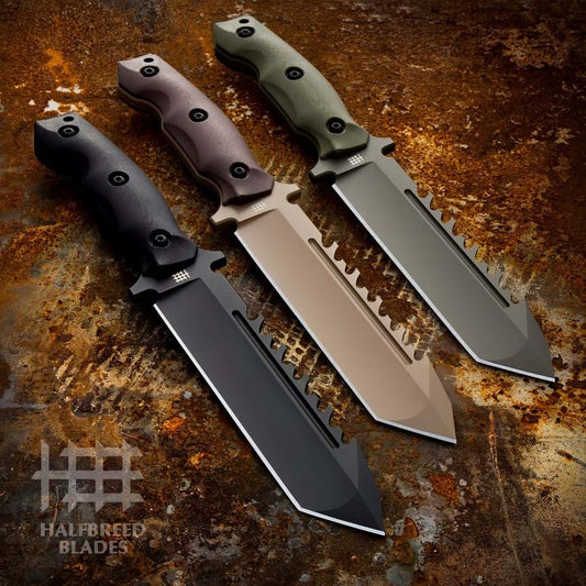 Large Survival Knife, Tanto Point