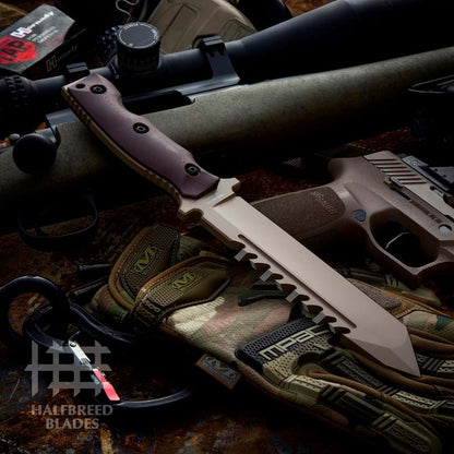 Large Survival Knife, Tanto Point